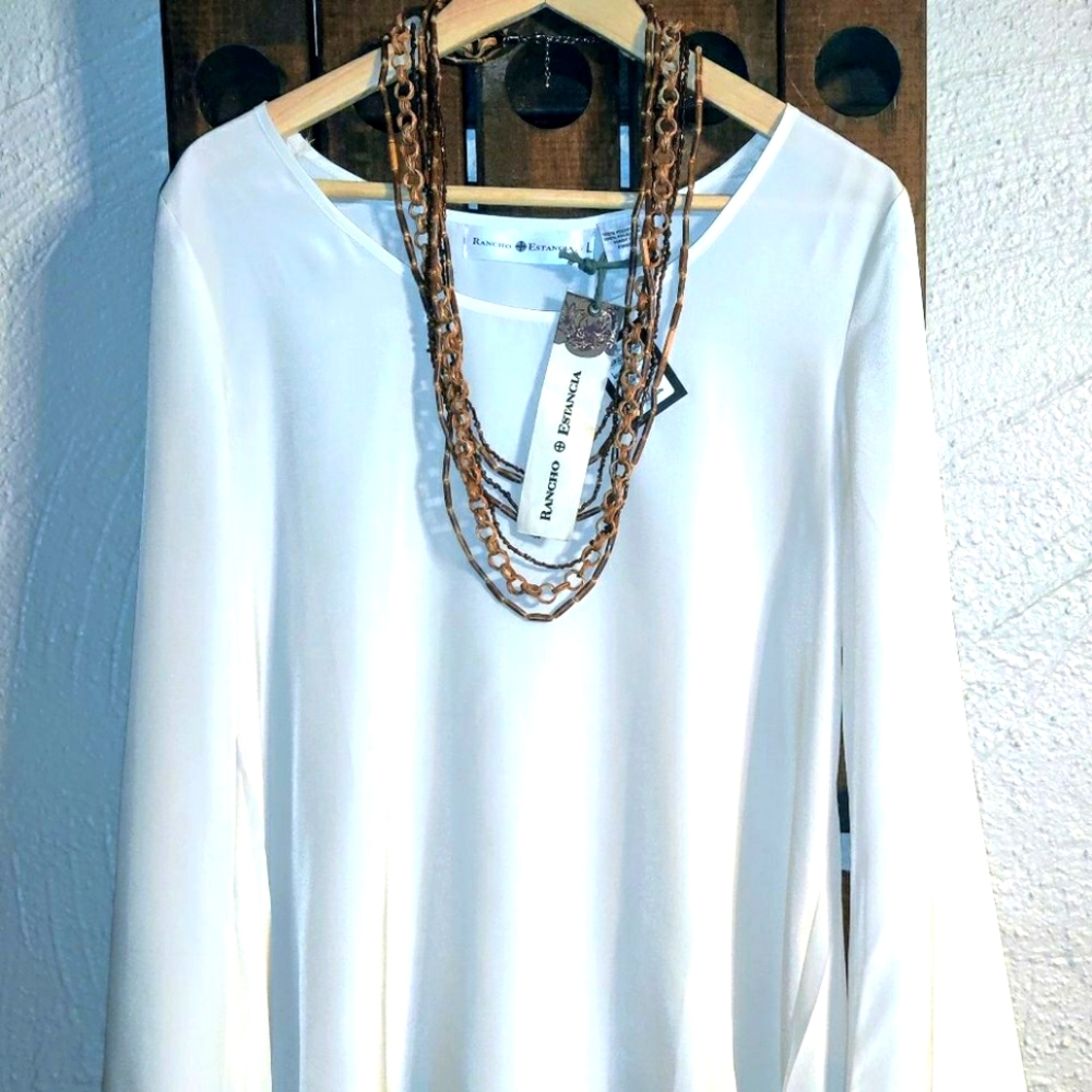 Blouse + Necklace | Rancho Estancia